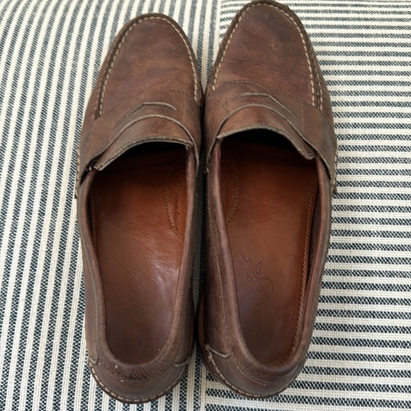 Men’s Rancourt Brown Leather Loafers - Picture 2 of 7